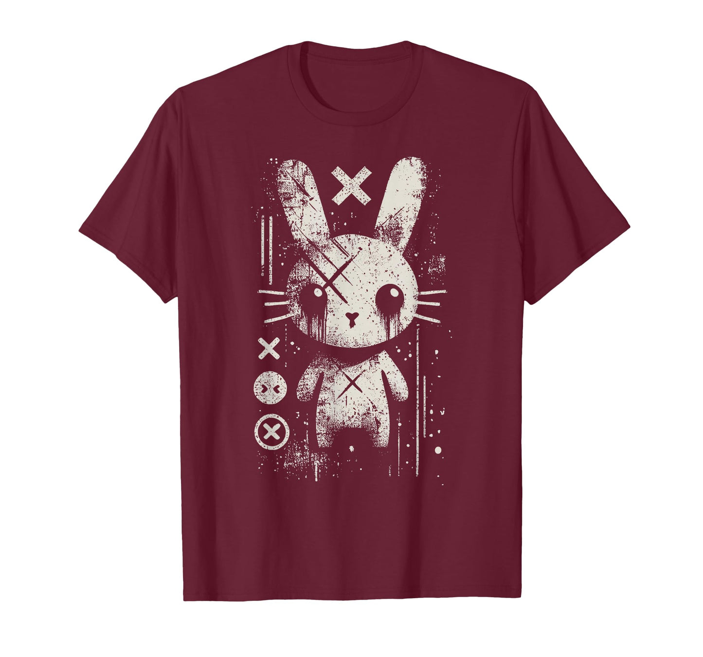Creepy Cute Goth Bunny Horror Kawaii Rabbit Grunge Aesthetic T-Shirt
