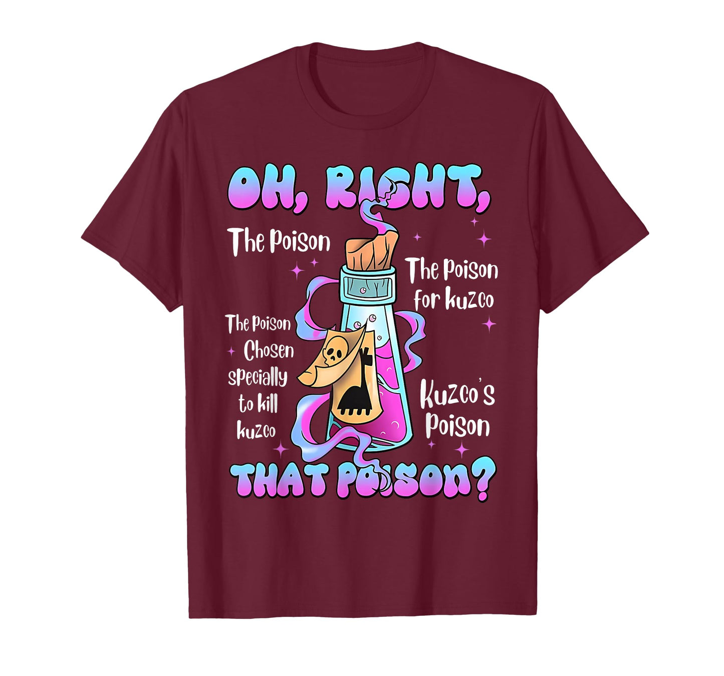Vintage Oh Right That Poison Llama Halloween T-Shirt