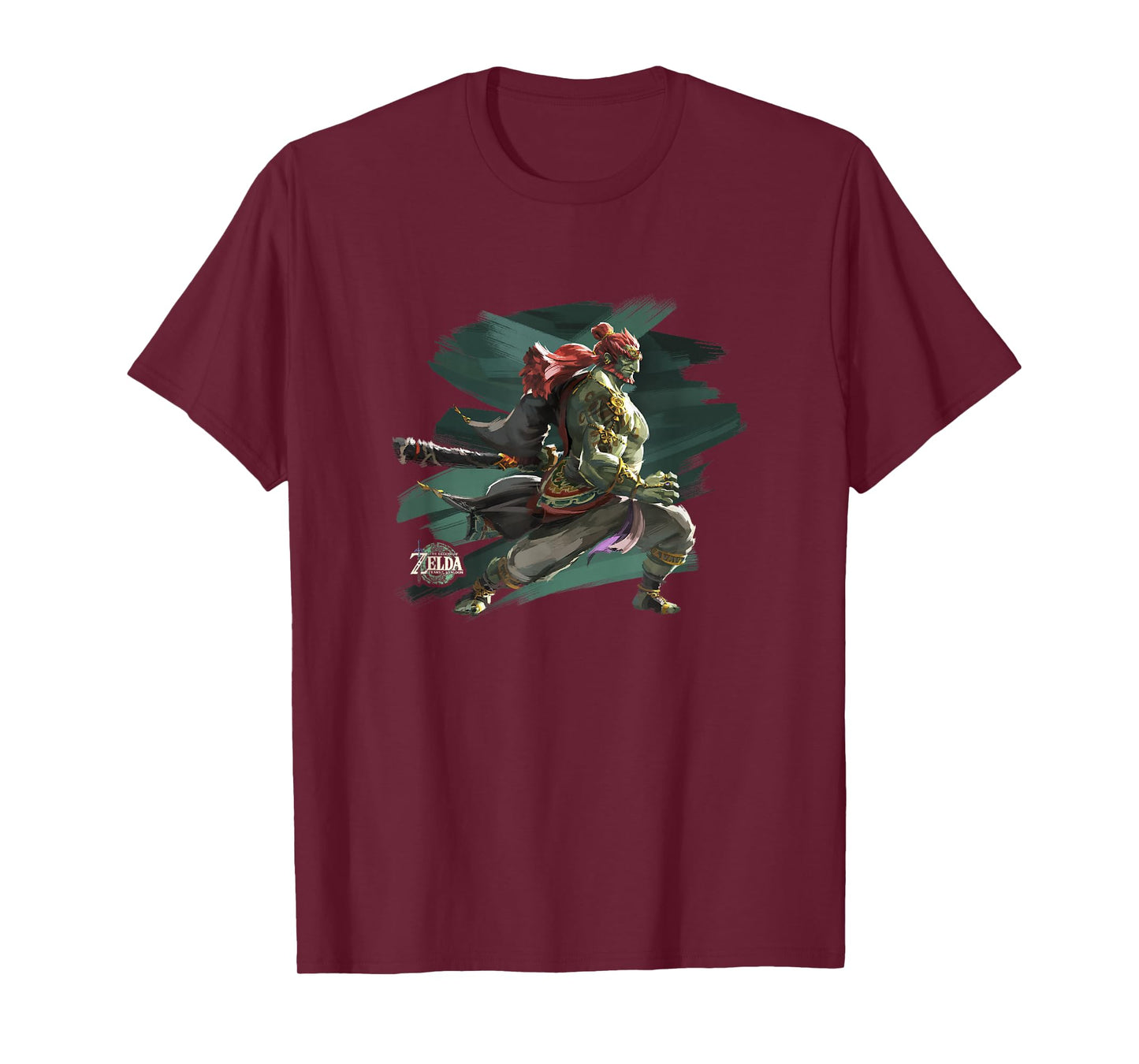 The Legend of Zelda Tears Of The Kingdom Ganondorf Brush Art T-Shirt