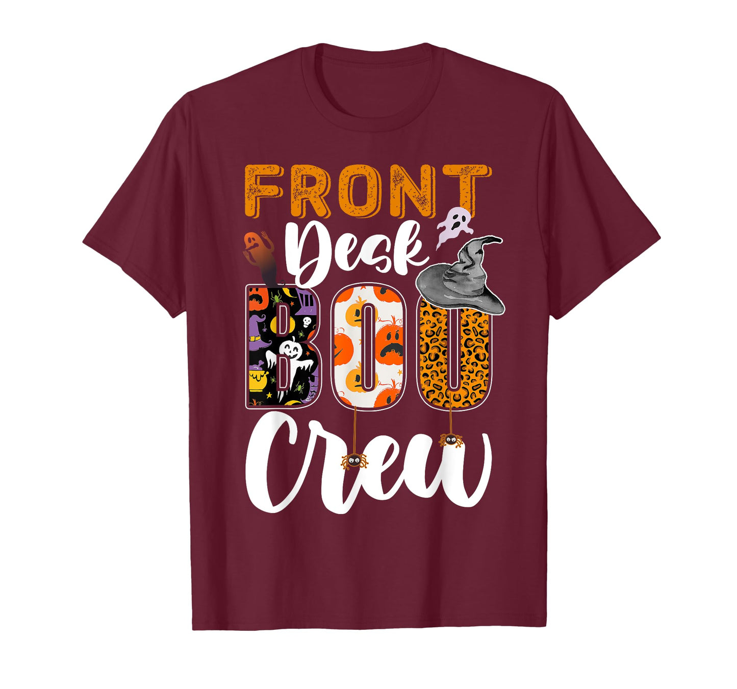 Front Desk Boo Crew Halloween Matching Lobby T-Shirt