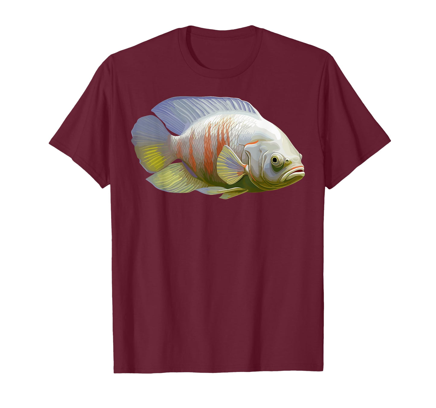 Albino Oscar Fish American Cichlid for Monster Fish T-Shirt