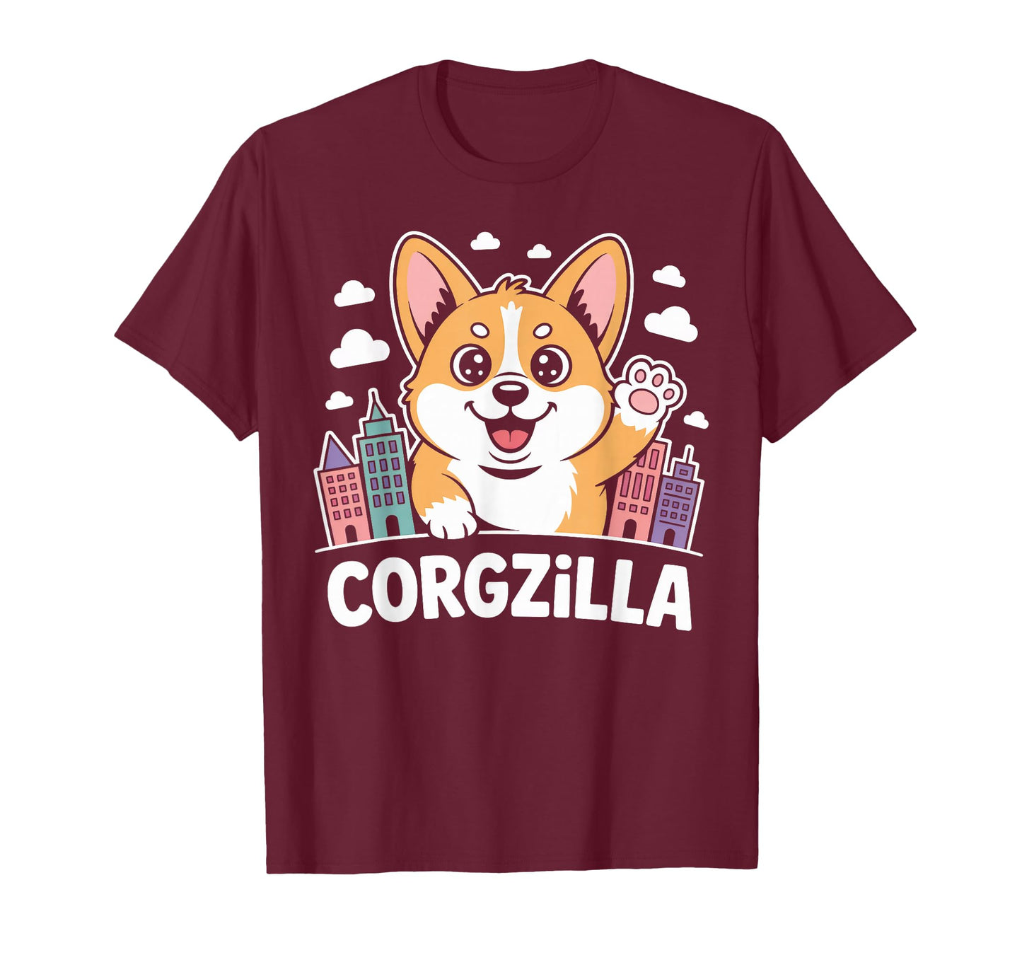 CORGZILLA Corgi Monster Humor for Dog Lovers T-Shirt