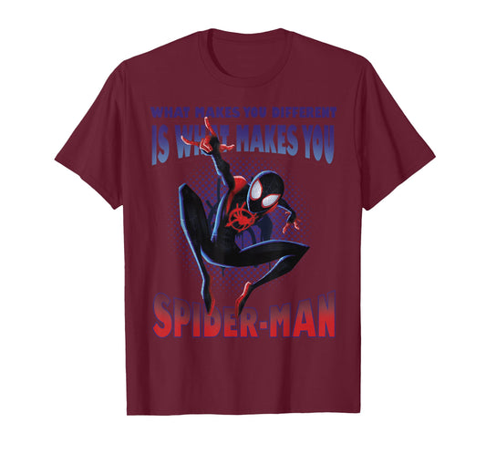Marvel Spider-Man: Into The Spider-Verse What Makes You T-Shirt