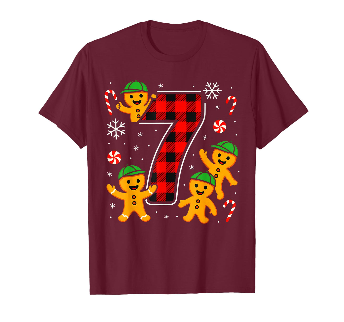 Six Seven 6 7 Meme Christmas Matching Couple Boy Girl Teen T-Shirt
