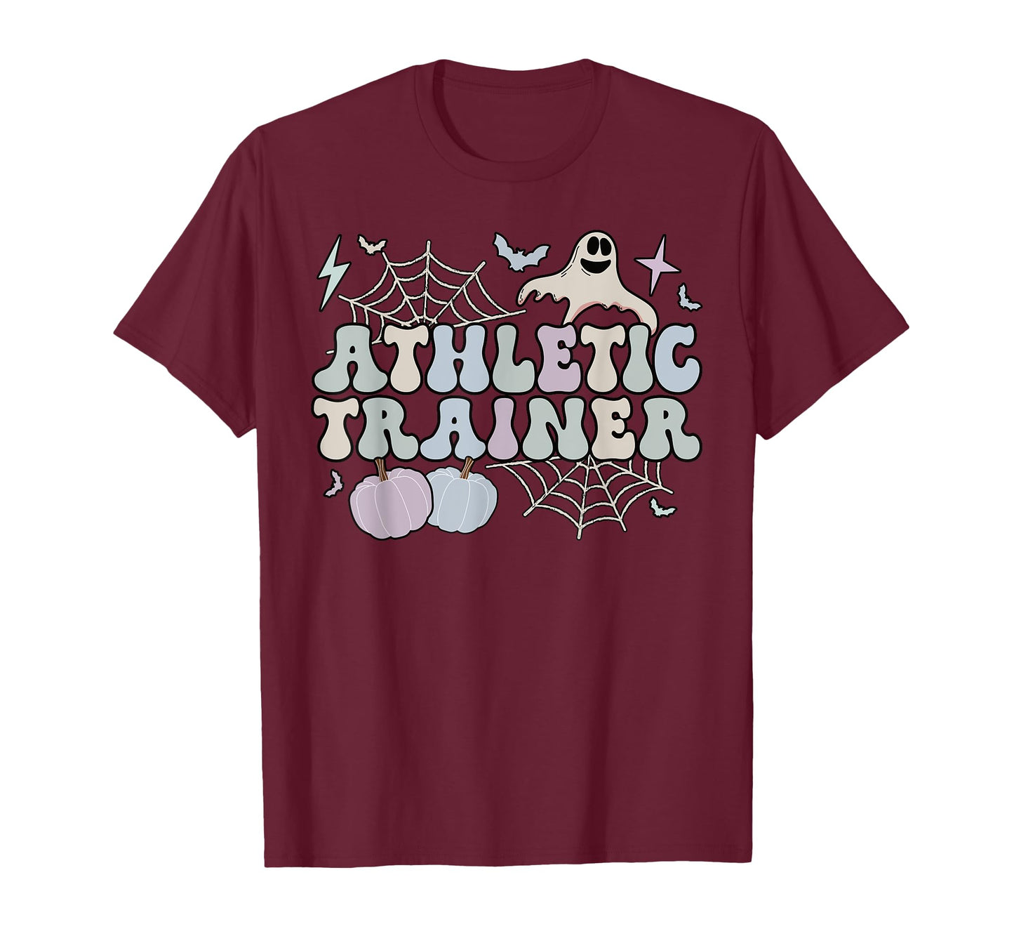 Spooky Athletic Trainer Halloween Athletic Coach T-Shirt