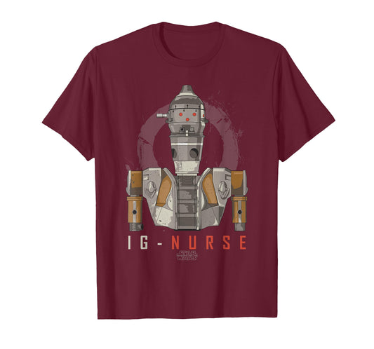 Star Wars The Mandalorian IG-11 Nurse Droid Portrait T-Shirt