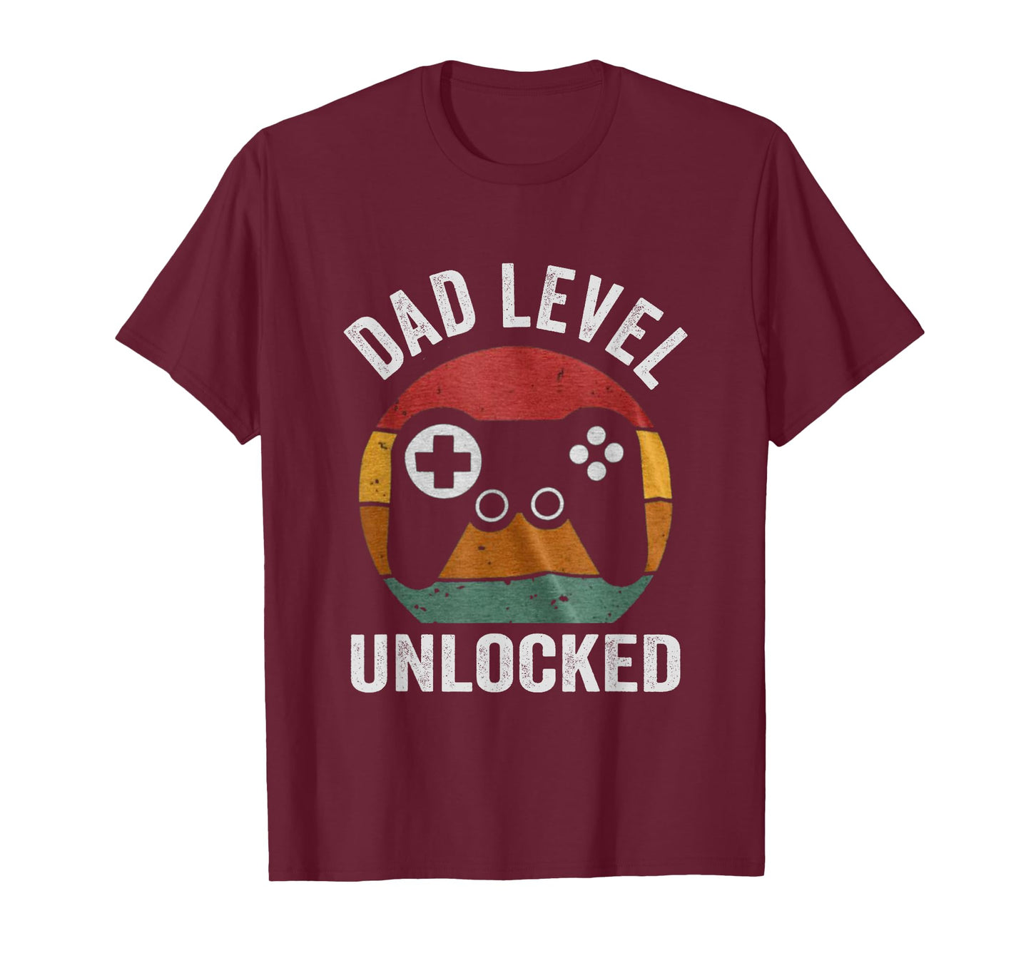 Funny New Dad Dad Level Unlocked day Gaming T-Shirt