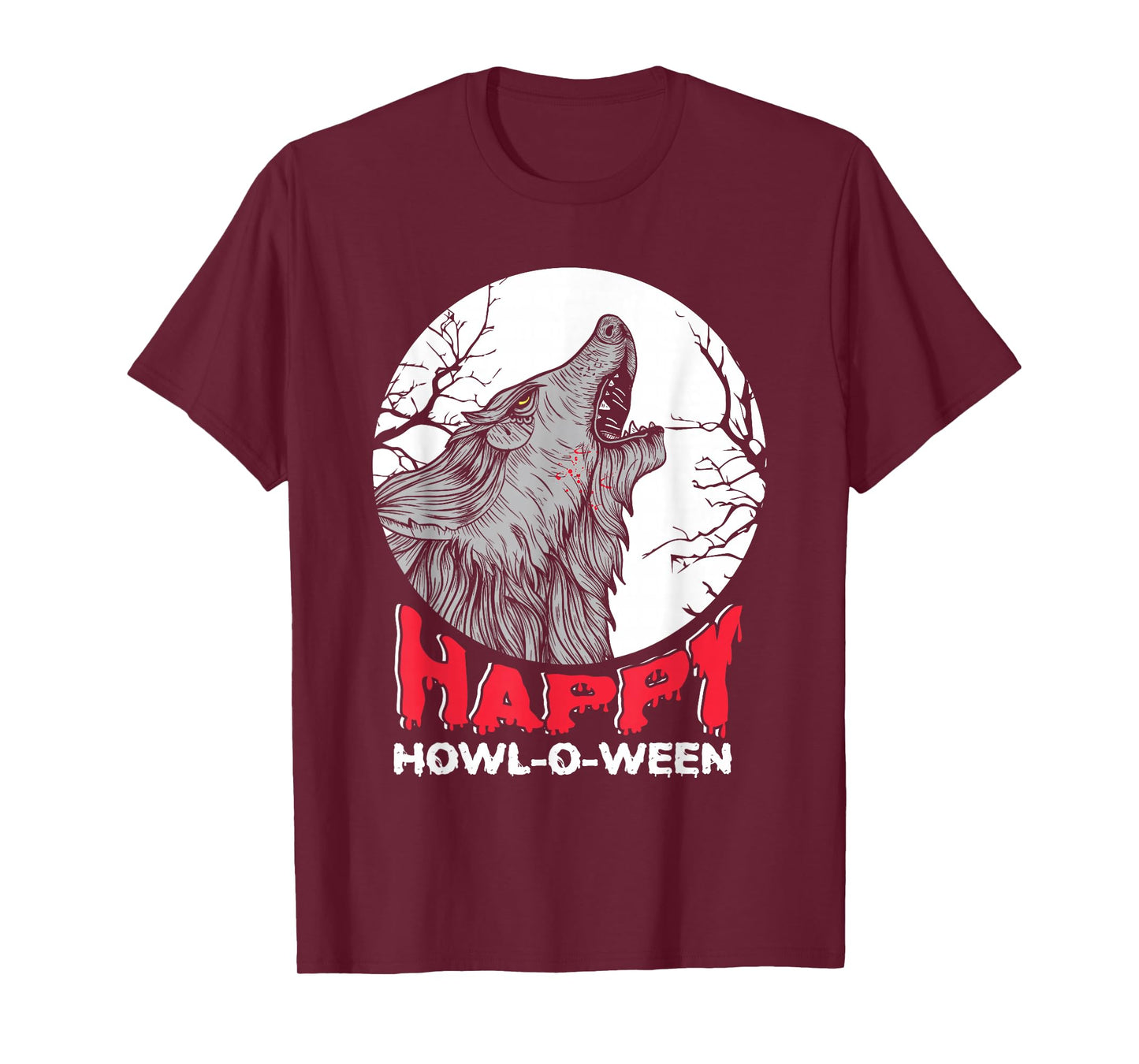 Happy Howl-o-ween Werewolf Trick Or Treating Halloween T-Shirt