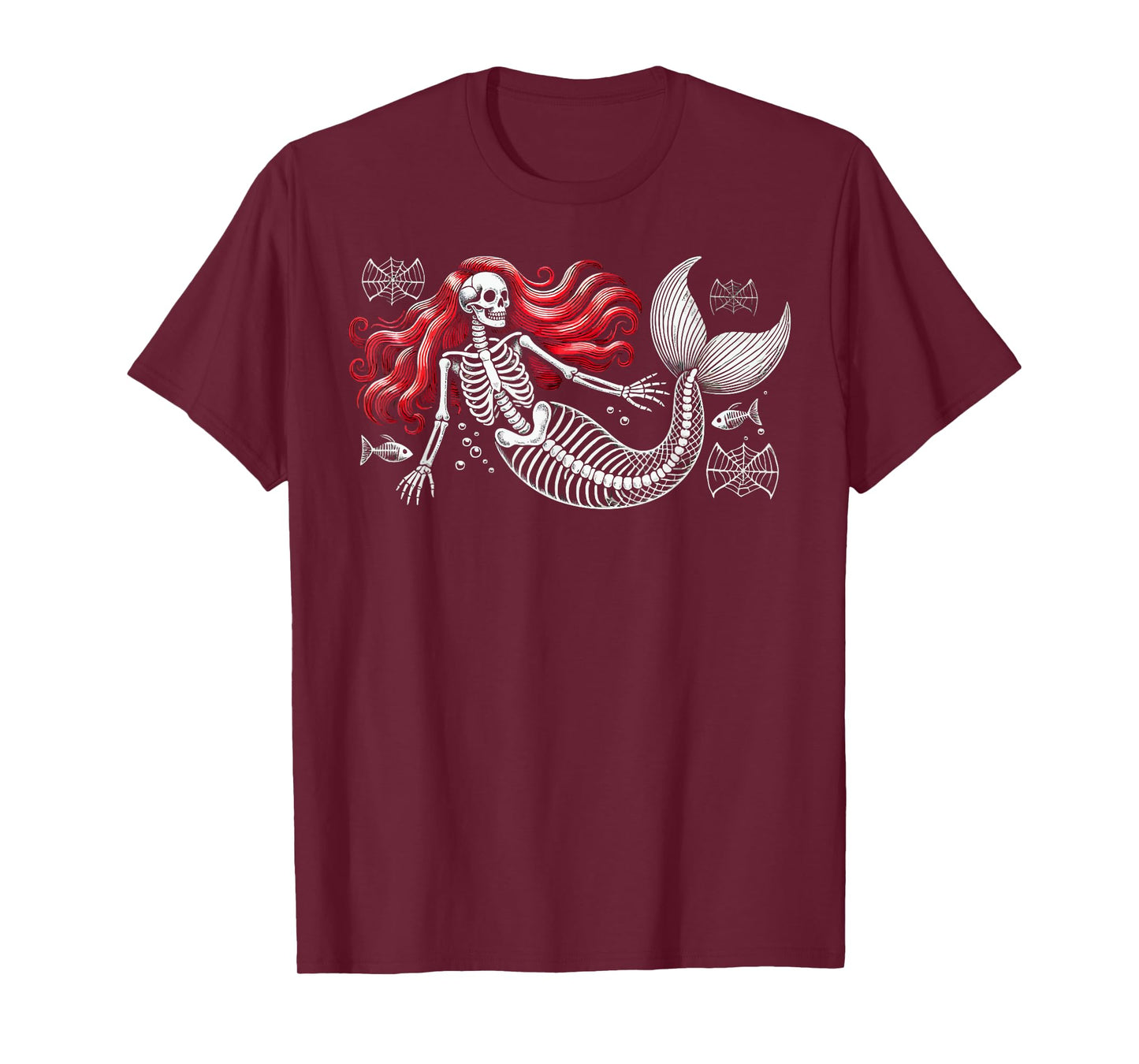 Zombie Mermaid Halloween Costume Spooky Trick Or Treat T-Shirt