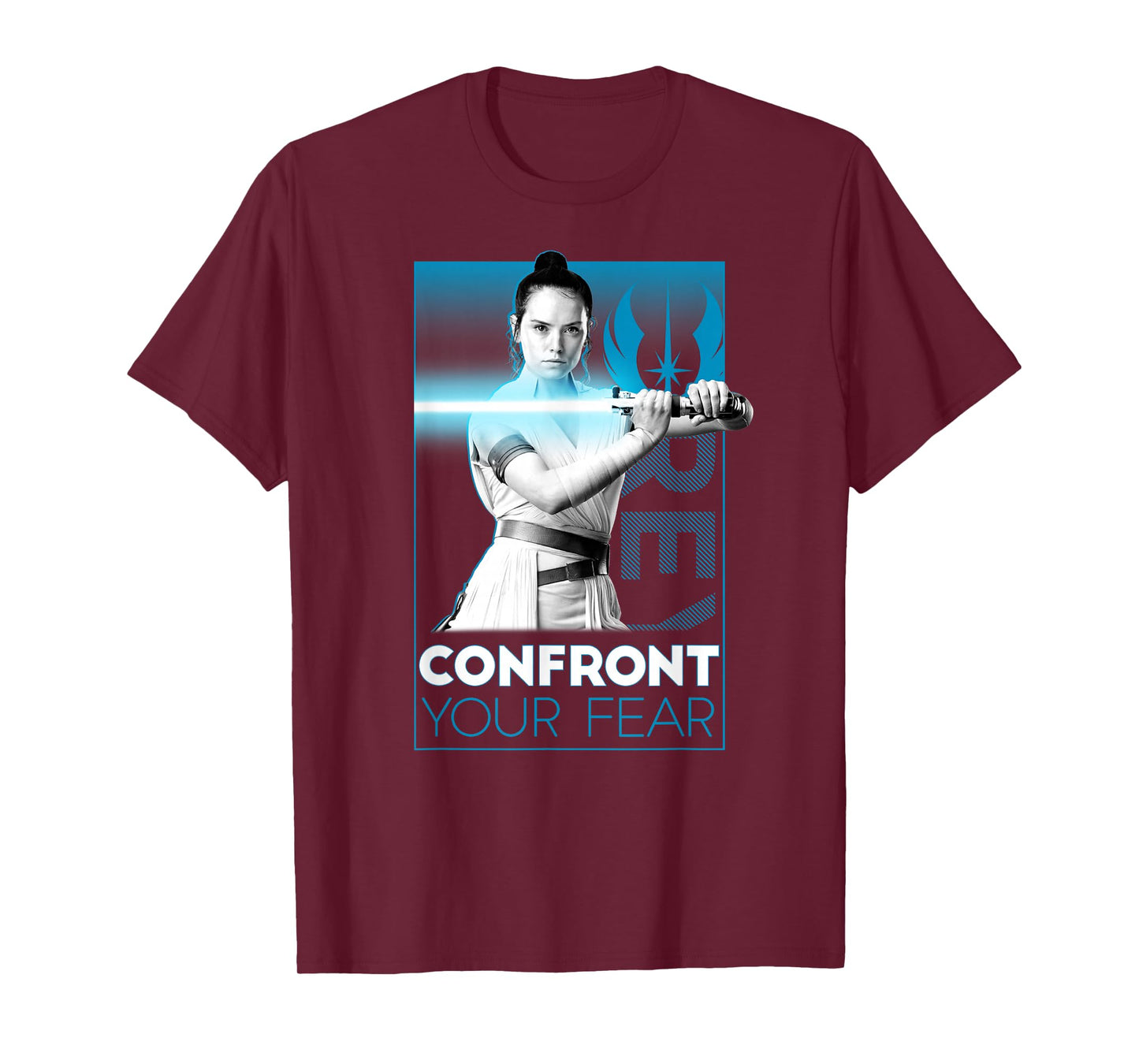 Star Wars: The Rise Of Skywalker Rey Confront Your Fears T-Shirt