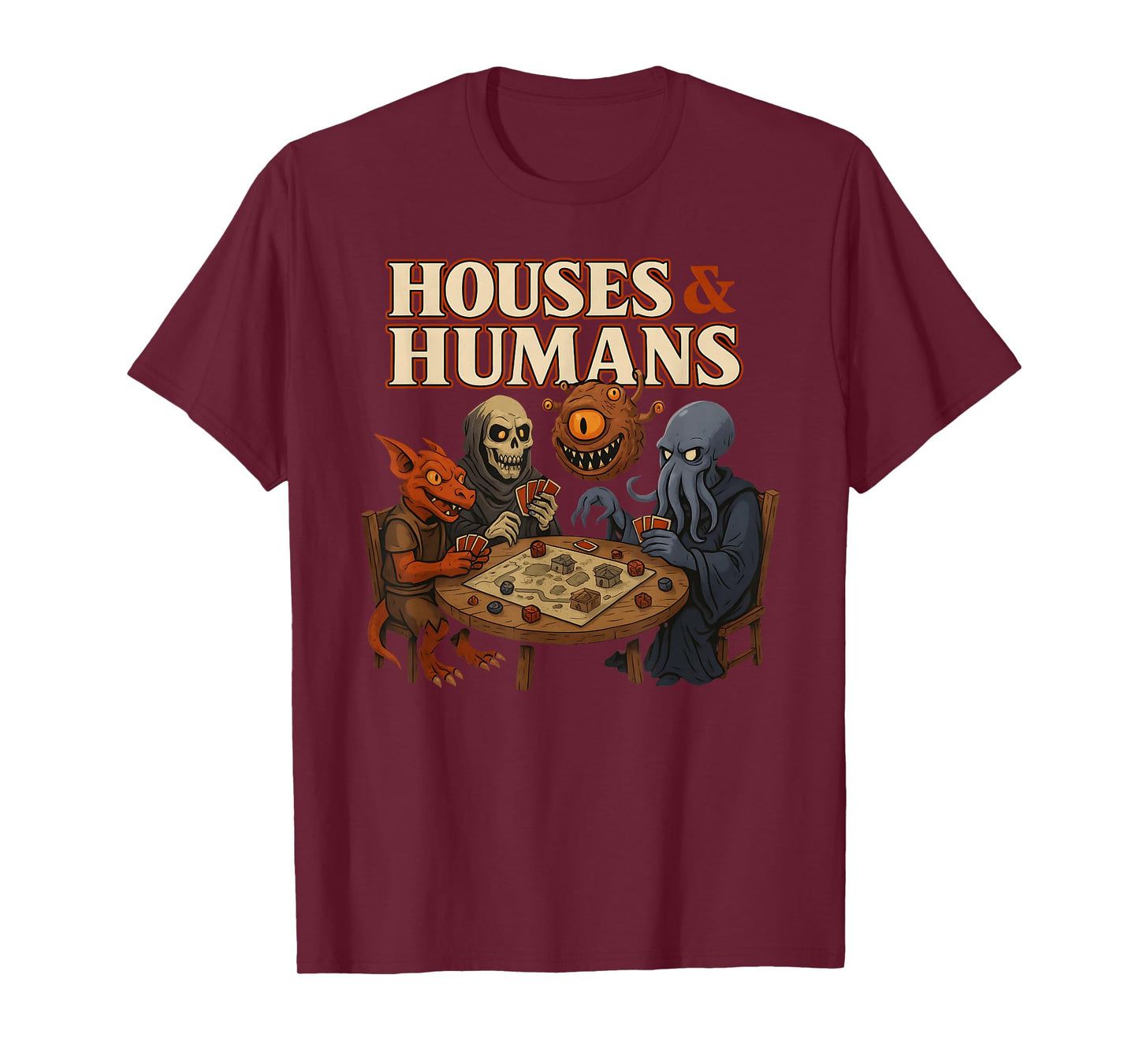 RPG Gamer Gaming Night Fun with Friends Tabletop Adventures T-Shirt