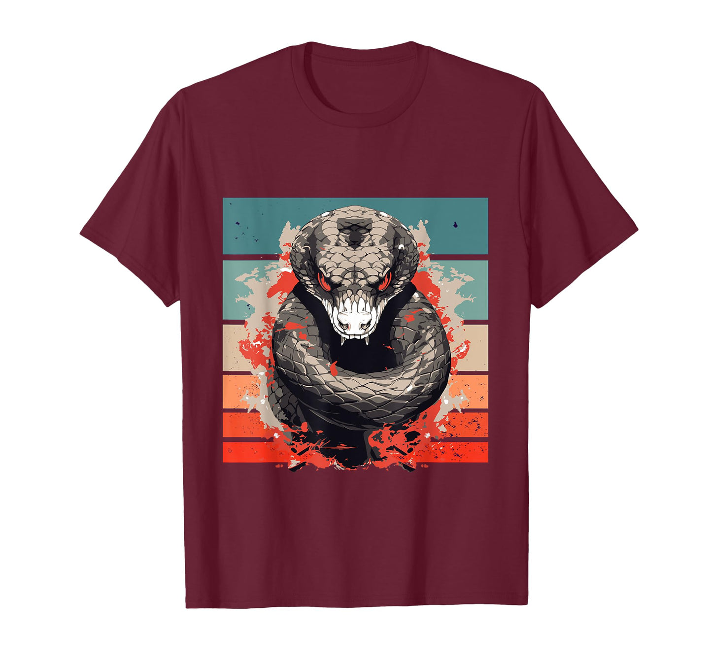 Japanese Snake Japan Art Japanese Aesthetic Anime Reptiles T-Shirt
