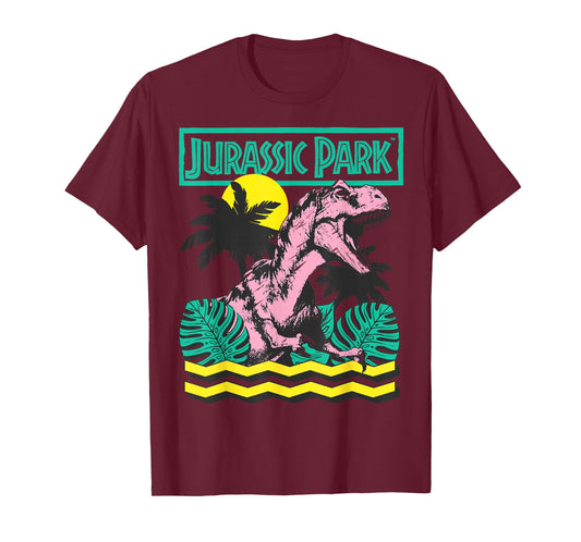Jurassic Park Vintage T-Rex Roar Retro T-Shirt Small