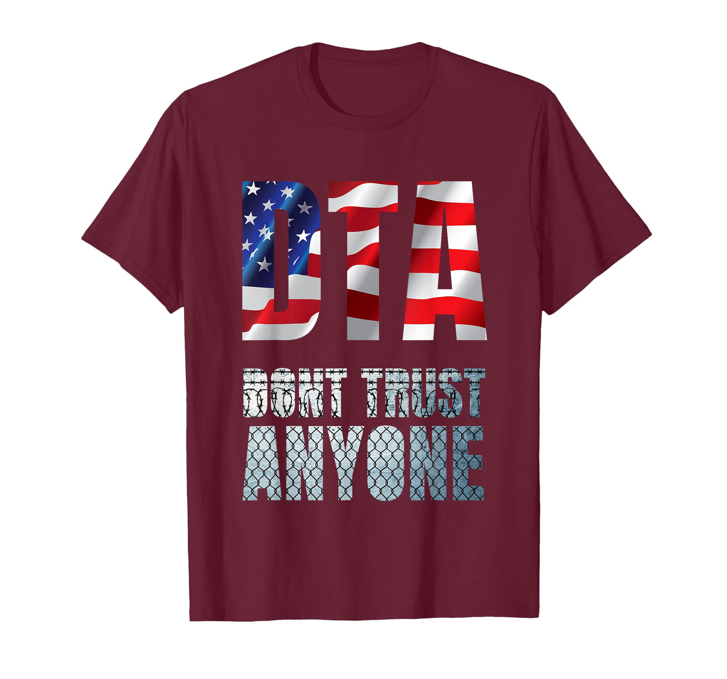 Don't Trust Anyone. USA Anarchism Chaos Disorder T-Shirt