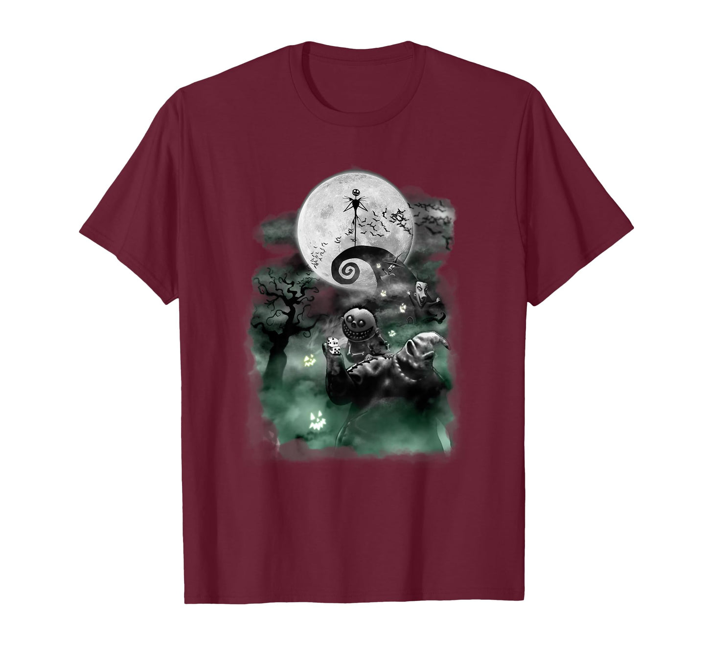 Disney - The Nightmare Before Christmas Haunted Scene T-Shirt