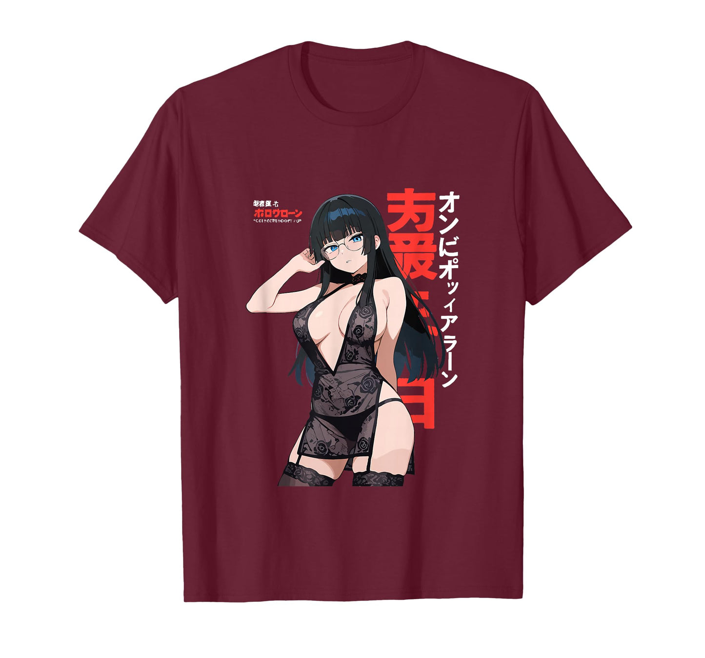 Waifu Sexy Anime Girl Model Cover Page Japanese Style T-Shirt