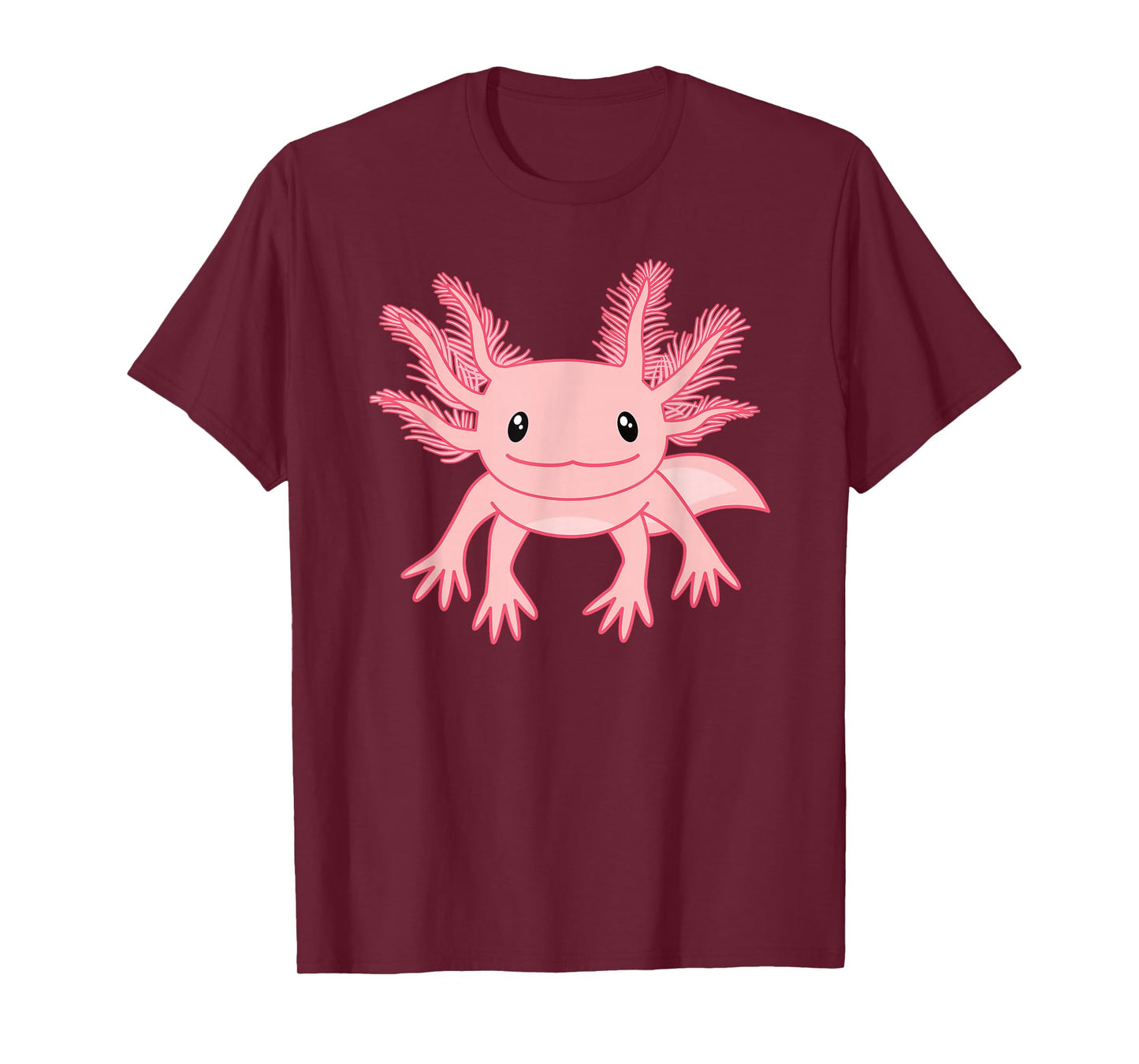 Cute Pink Axolotl Kawaii Axolotl Lover Women Girls T-Shirt