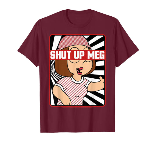 Family Guy Shut Up Meg Censure Big Chest Portrait T-Shirt