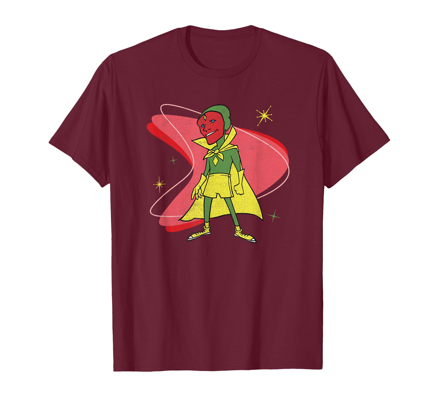 Marvel WandaVision Vision 50s Retro T-Shirt