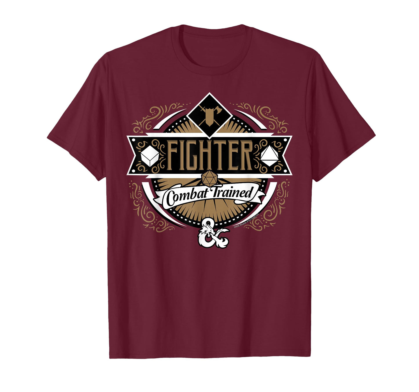 Dungeons & Dragons Fighter Combat Trained T-Shirt