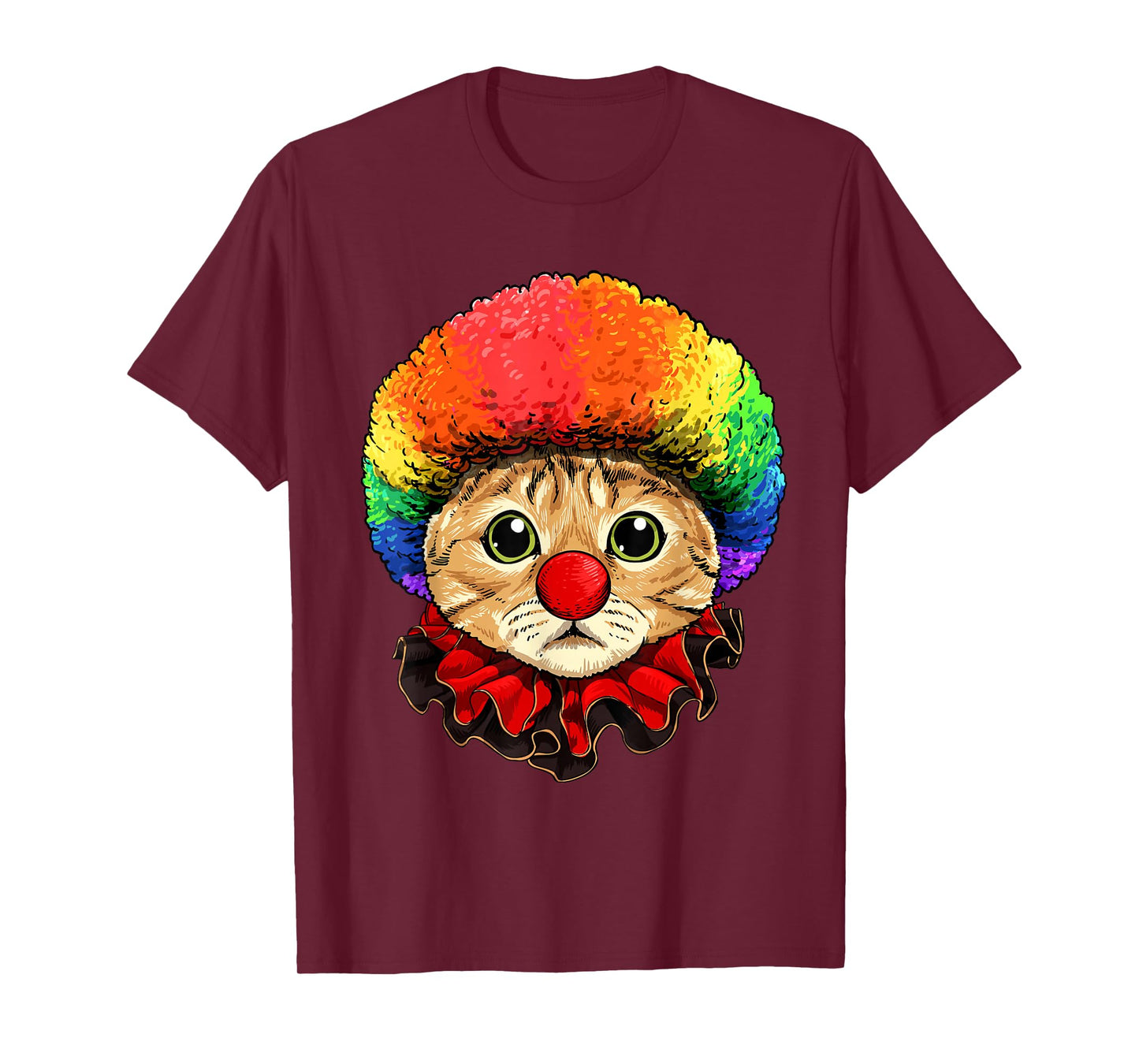 Cat Clown Feline Cat Kitten Circus T-Shirt