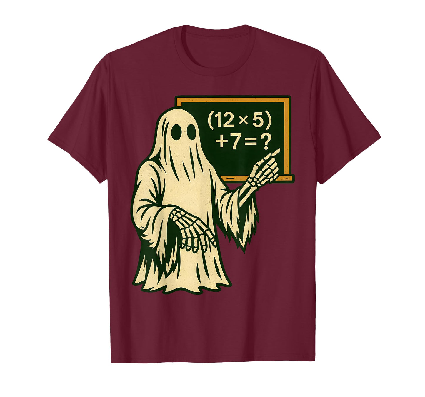 67 Teacher Halloween Ghost Six Seven Meme Brainrot Math Joke T-Shirt