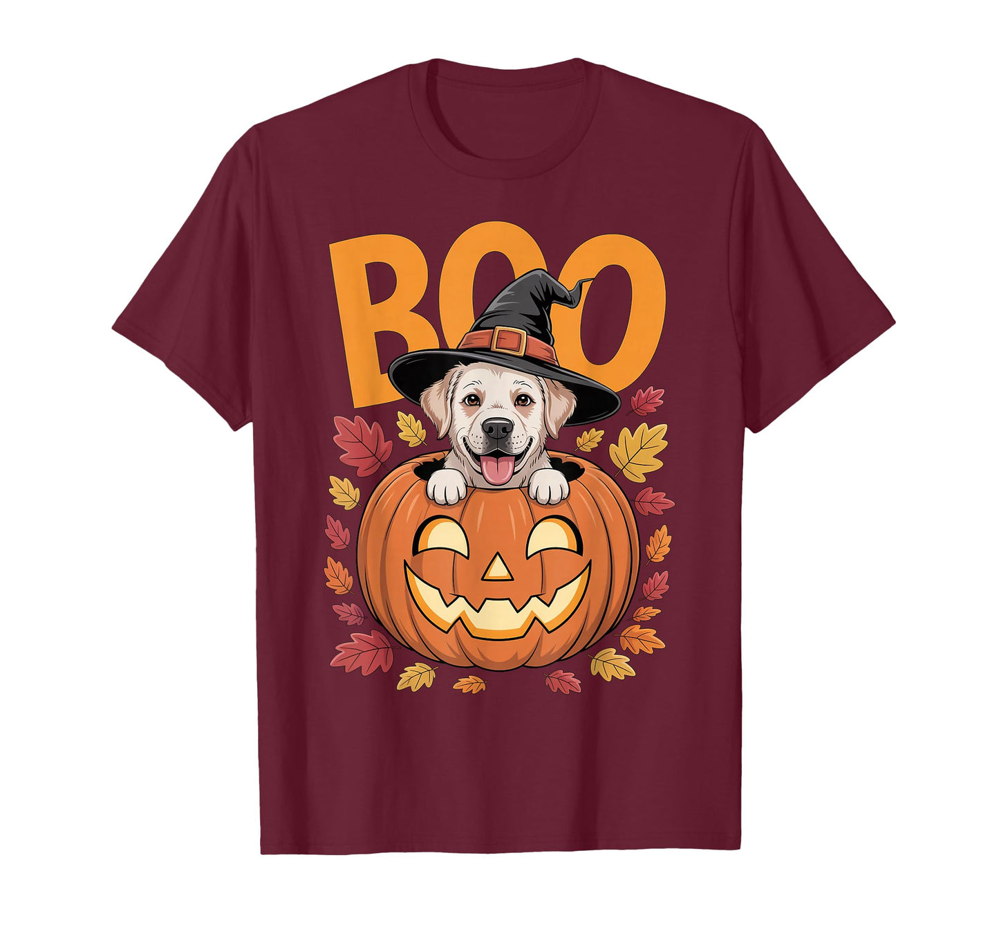Lab Costume on Pumpkin Halloween Labrador Retriever T-Shirt
