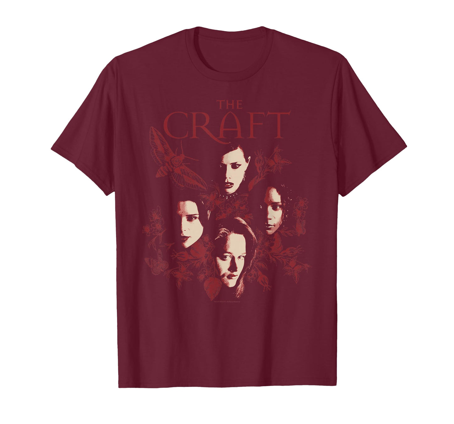 The Craft Earth Witch Red Flowers Goth 90's Movie T-Shirt
