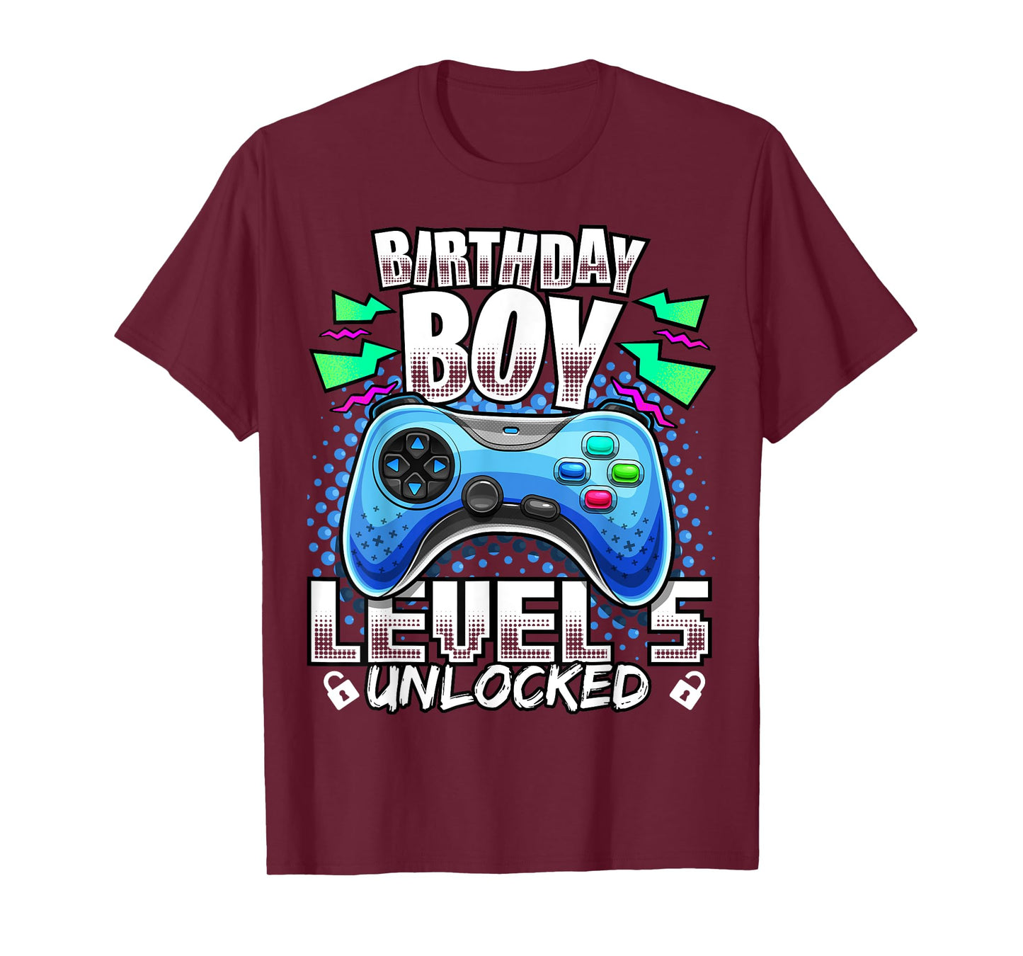 Level 5 Unlocked Video Game 5th Birthday Gamer Gift Boys T-Shirt