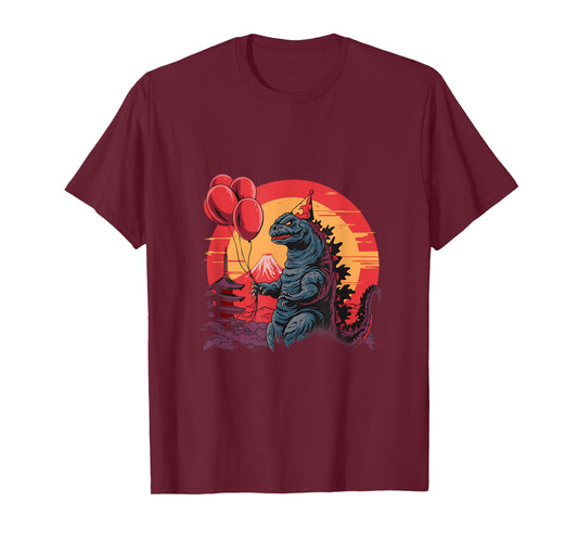Kaiju Birthday Party Japan Monster Movie Bday Japanese T-Shirt