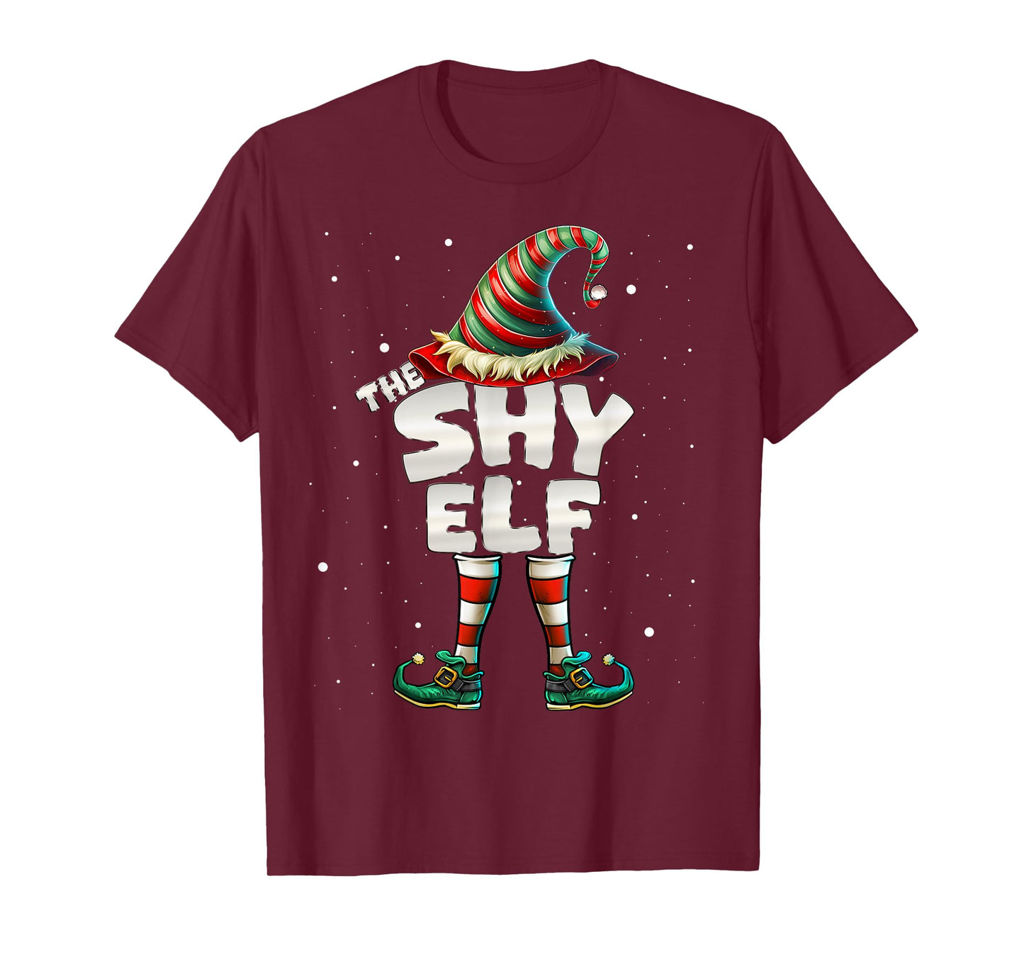 I'm The Shy Elf Family Matching Group Christmas T-Shirt