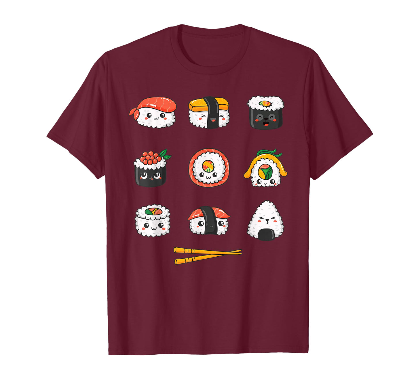 Assorted Sushi Rice Japanese Food Kawaii Otaku T-Shirt