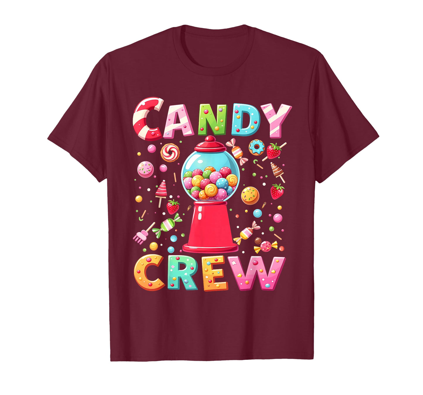 Candy Crew Candy Costume Women Candy Land Kids Sweetie T-Shirt