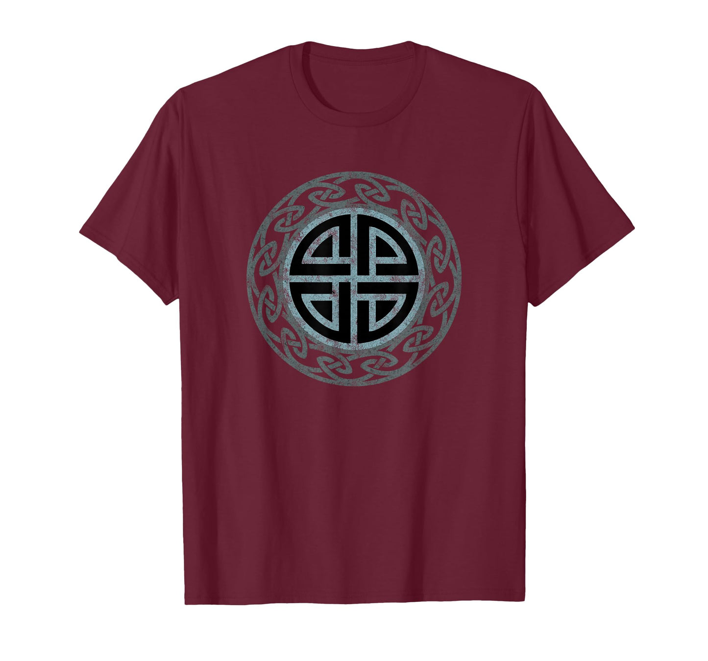 Vintage Protection Shield Knot Celtic Norse Vikings Health T-Shirt