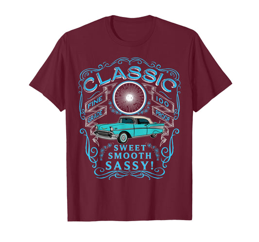 Classic Car Shirts for Women, Women's Shirt with Car Gift T-Shirt