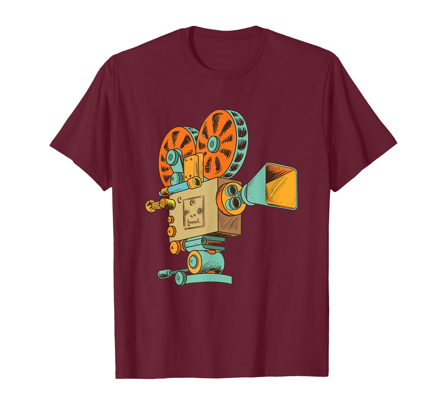 Retro Vintage Film Camera for Filmmakers and Movie Directors T-Shirt