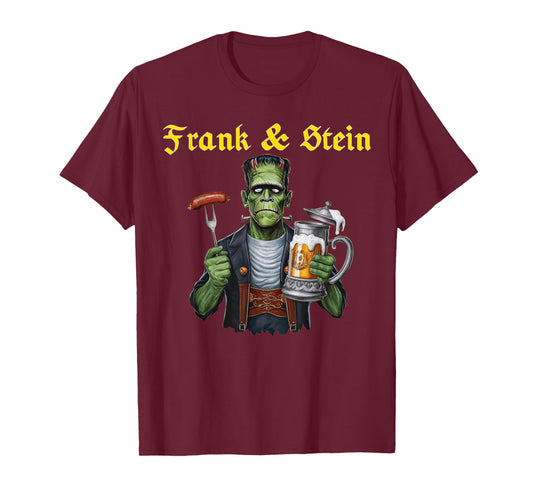 Frank and Stein Oktoberfest Funny German Beer Bavarian T-Shirt