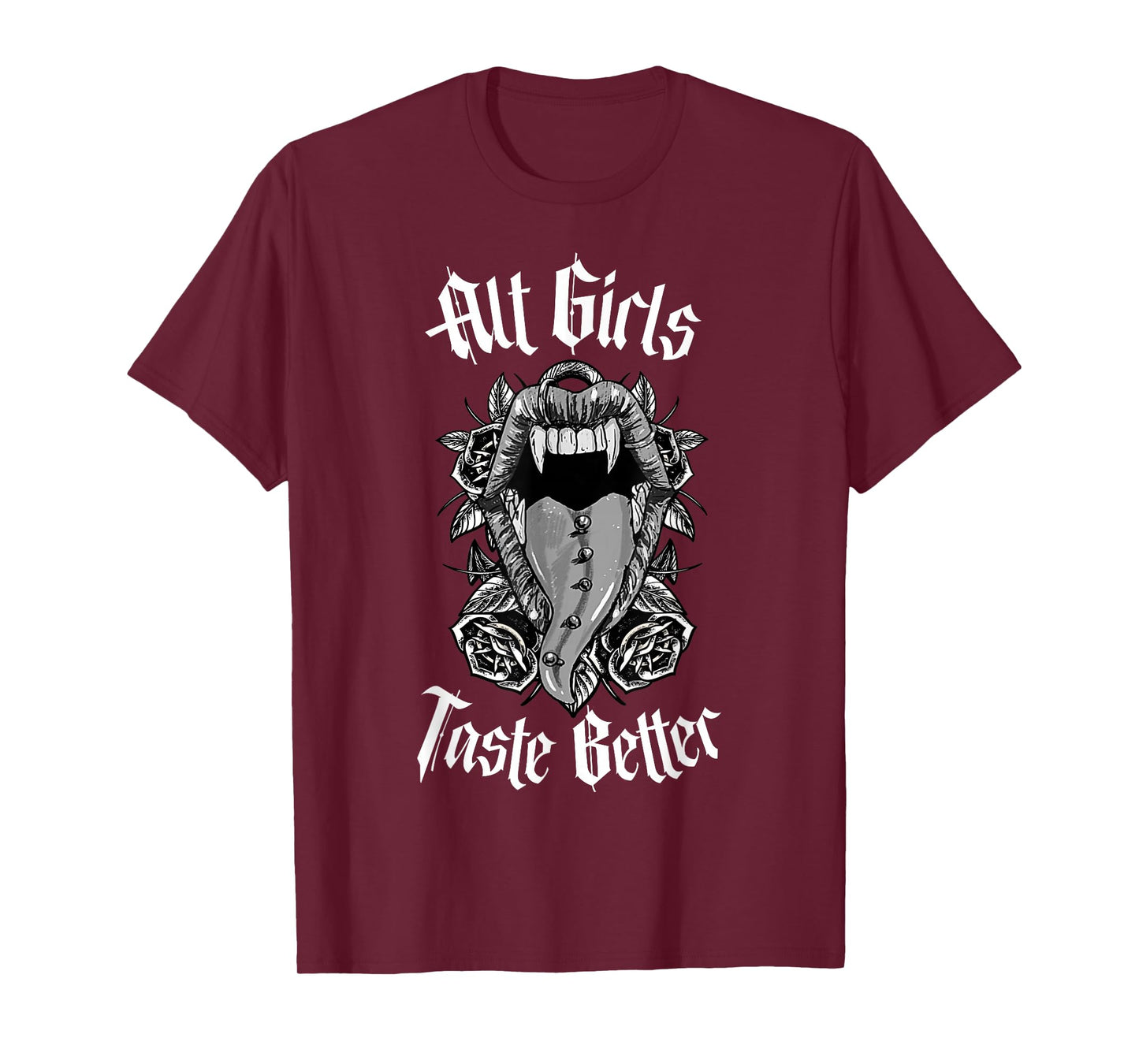 My Freaky World Goth Alt Clothing - Alt Girls Taste Better T-Shirt