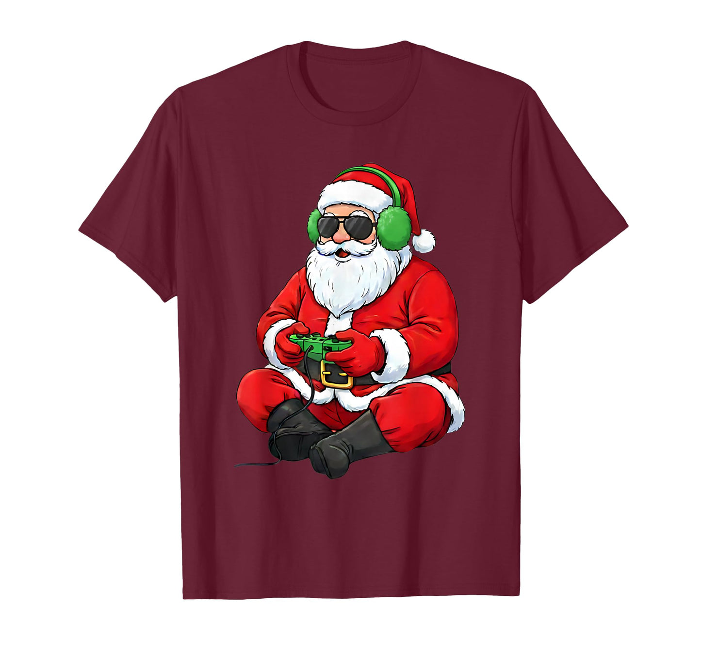 Christmas Gamer Boys Video Game Santa Xmas T-Shirt
