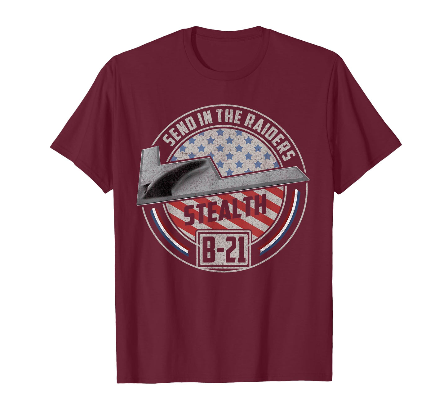 US B-21 Raider Stealth Bomber Military Aircraft T-Shirt