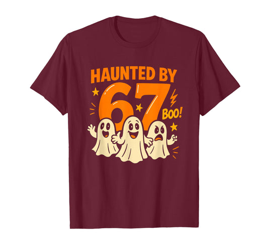 Haunted by 67 Six Seven 6 7 Meme Gen Alpha Halloween Shirt T-Shirt