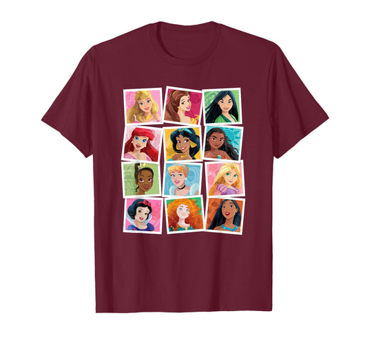 Disney Princess Photos Portrait Picture Collection T-Shirt