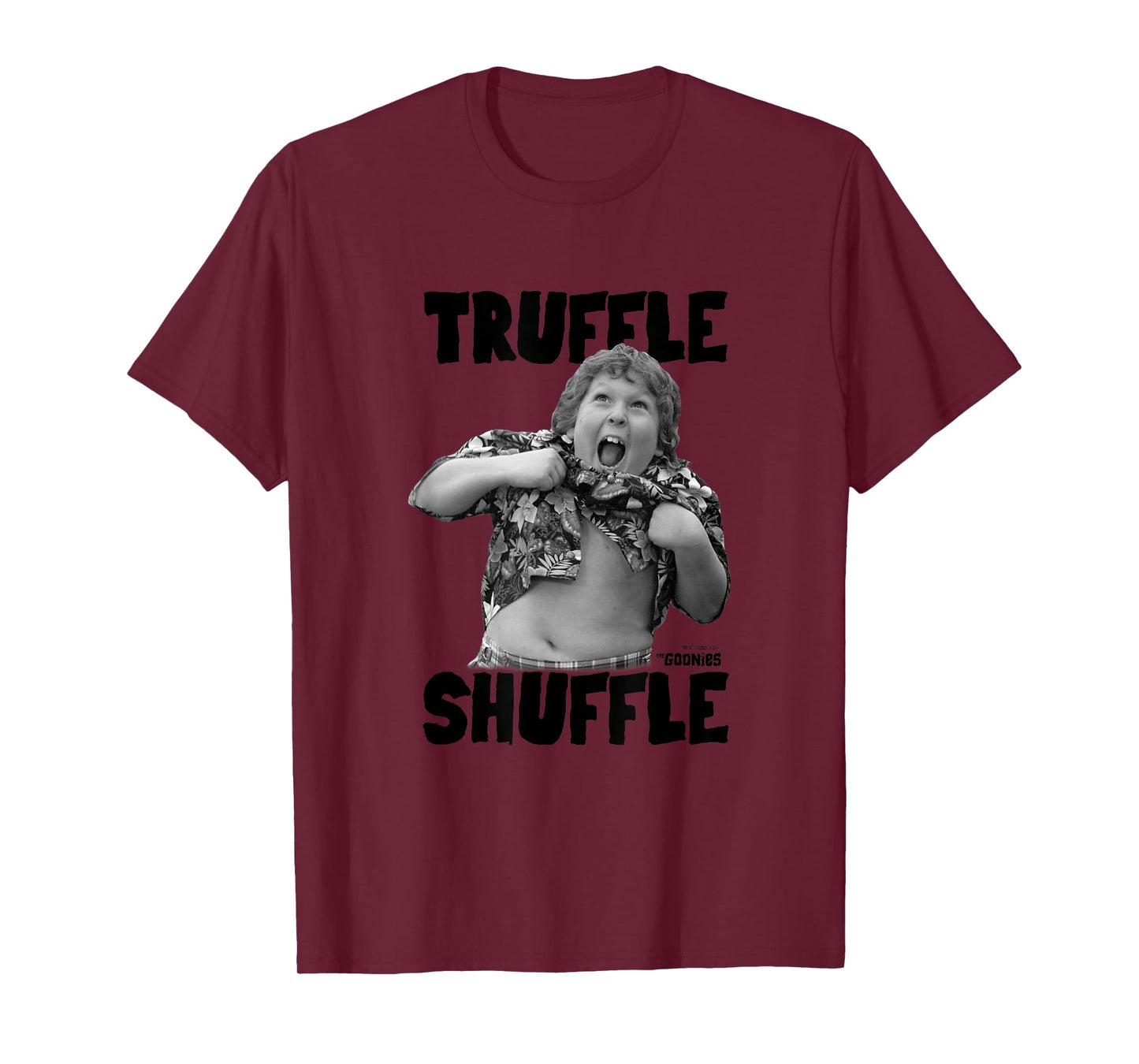 The Goonies Black and White Truffle Shuffle Photo Movie T-Shirt