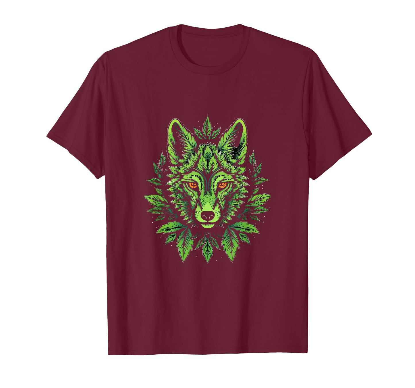 Wolf Cannabis Weed Leaf Marijuana 420 Stoner Wolves Lover T-Shirt