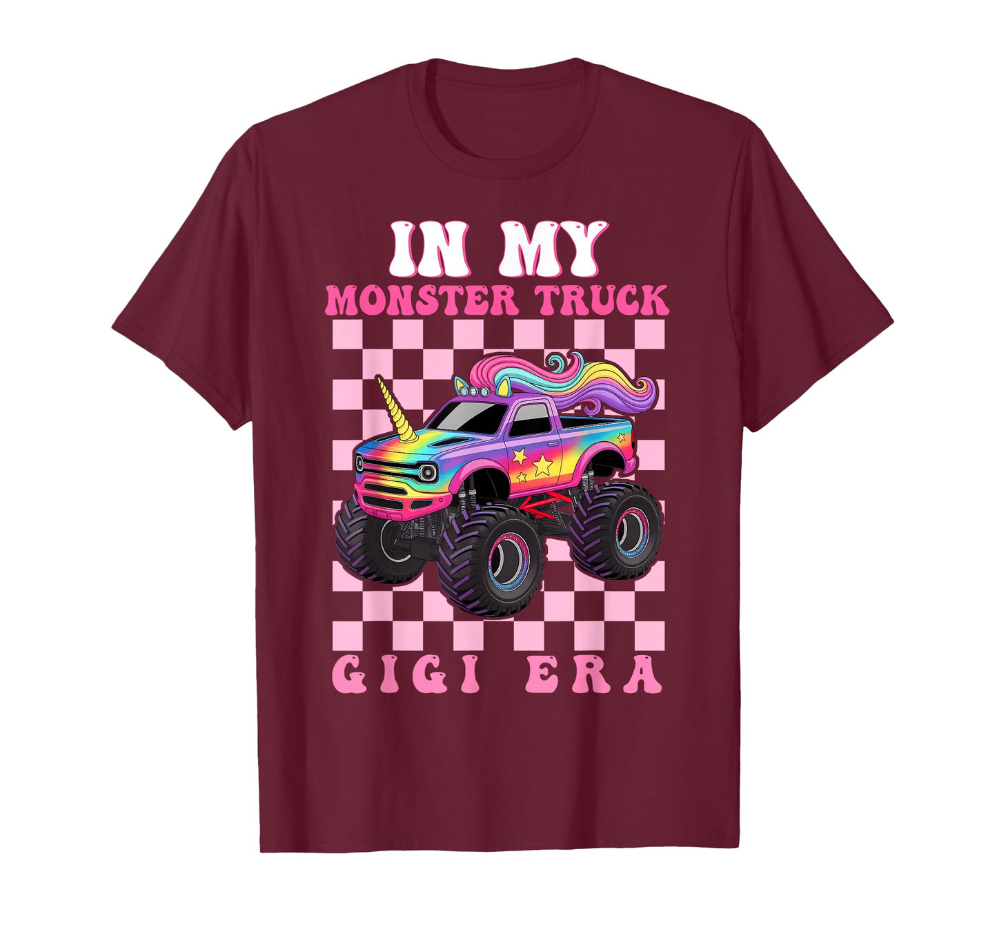 in My Monster Truck Gigi Era Monster Truck Mom Lover T-Shirt