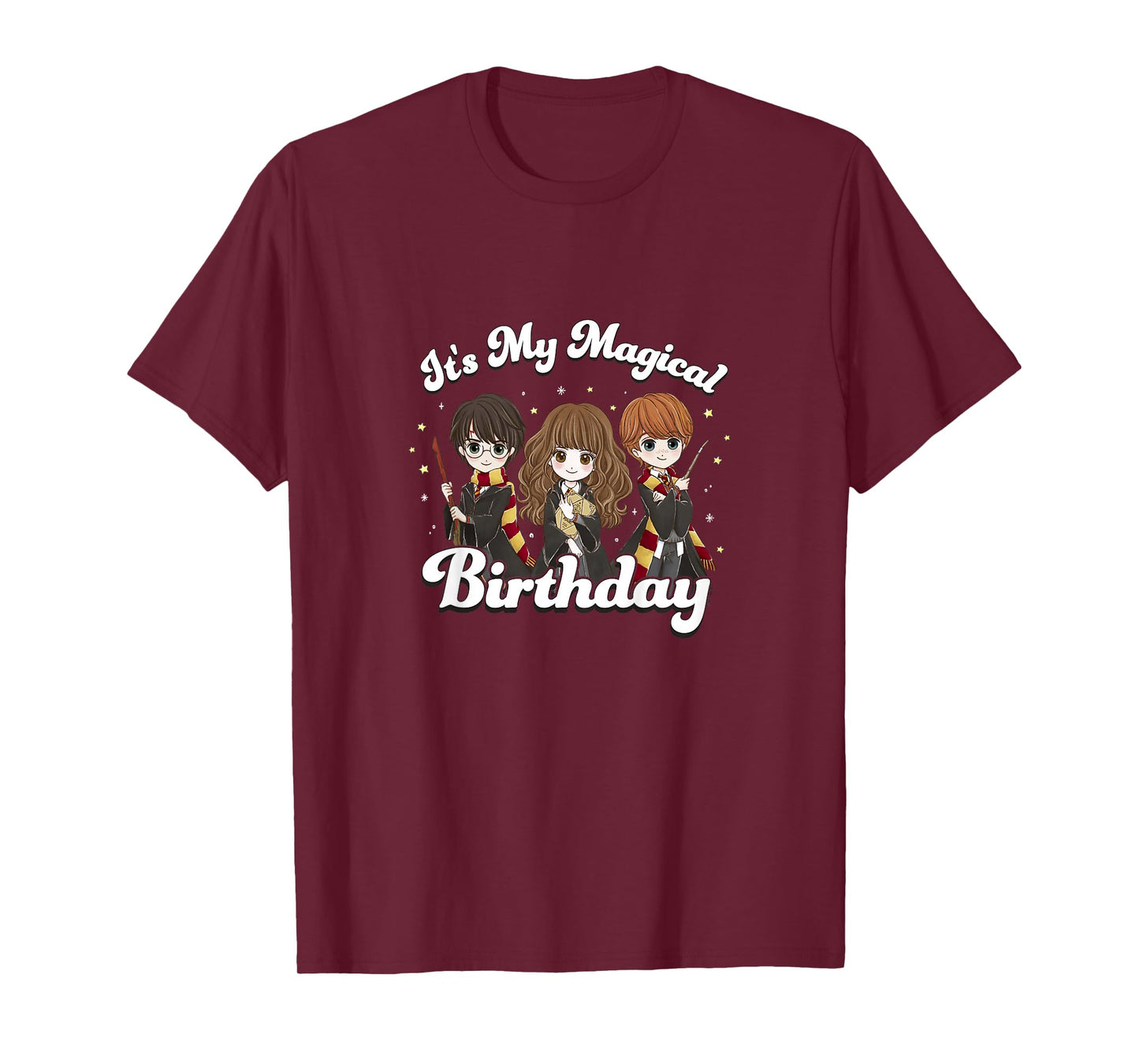 Kids Harry Potter It's My Magical Birthday Main Trio Anime Youth T-Shirt