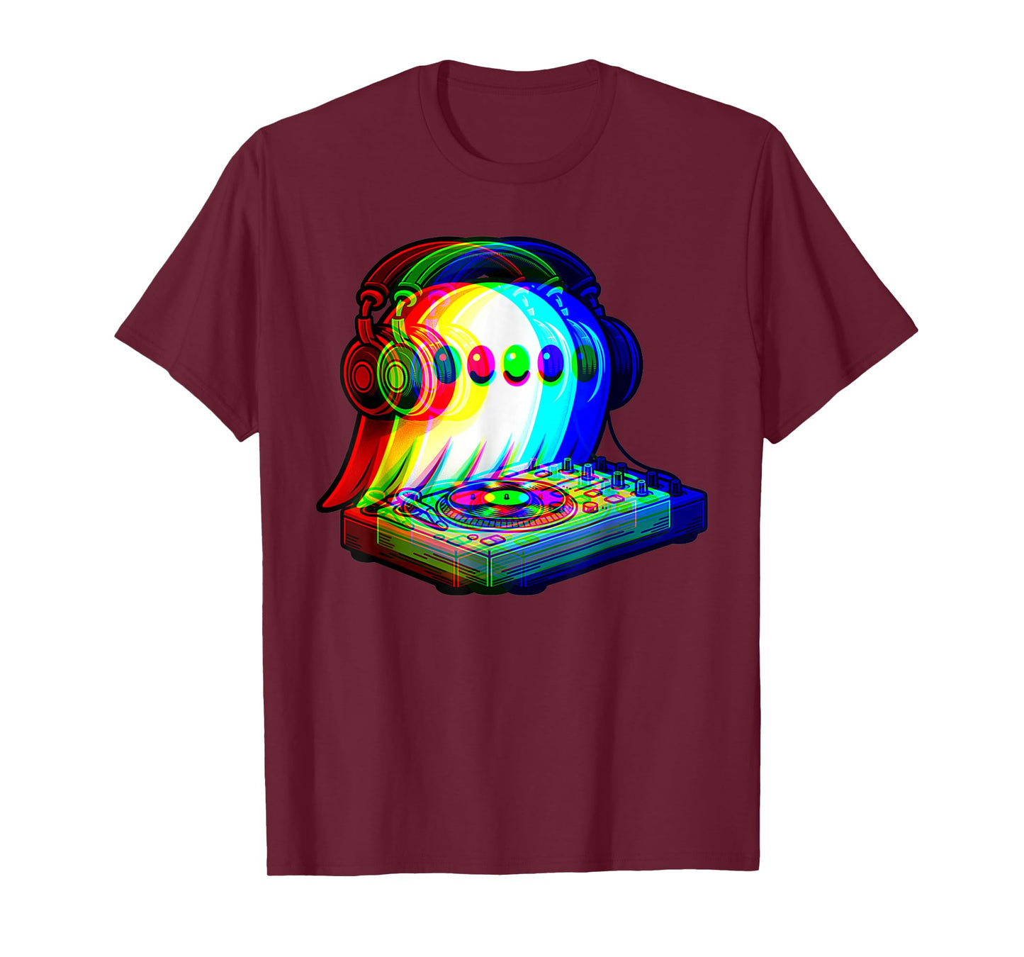 house music ghost Halloween Techno Rave Halloween Party T-Shirt