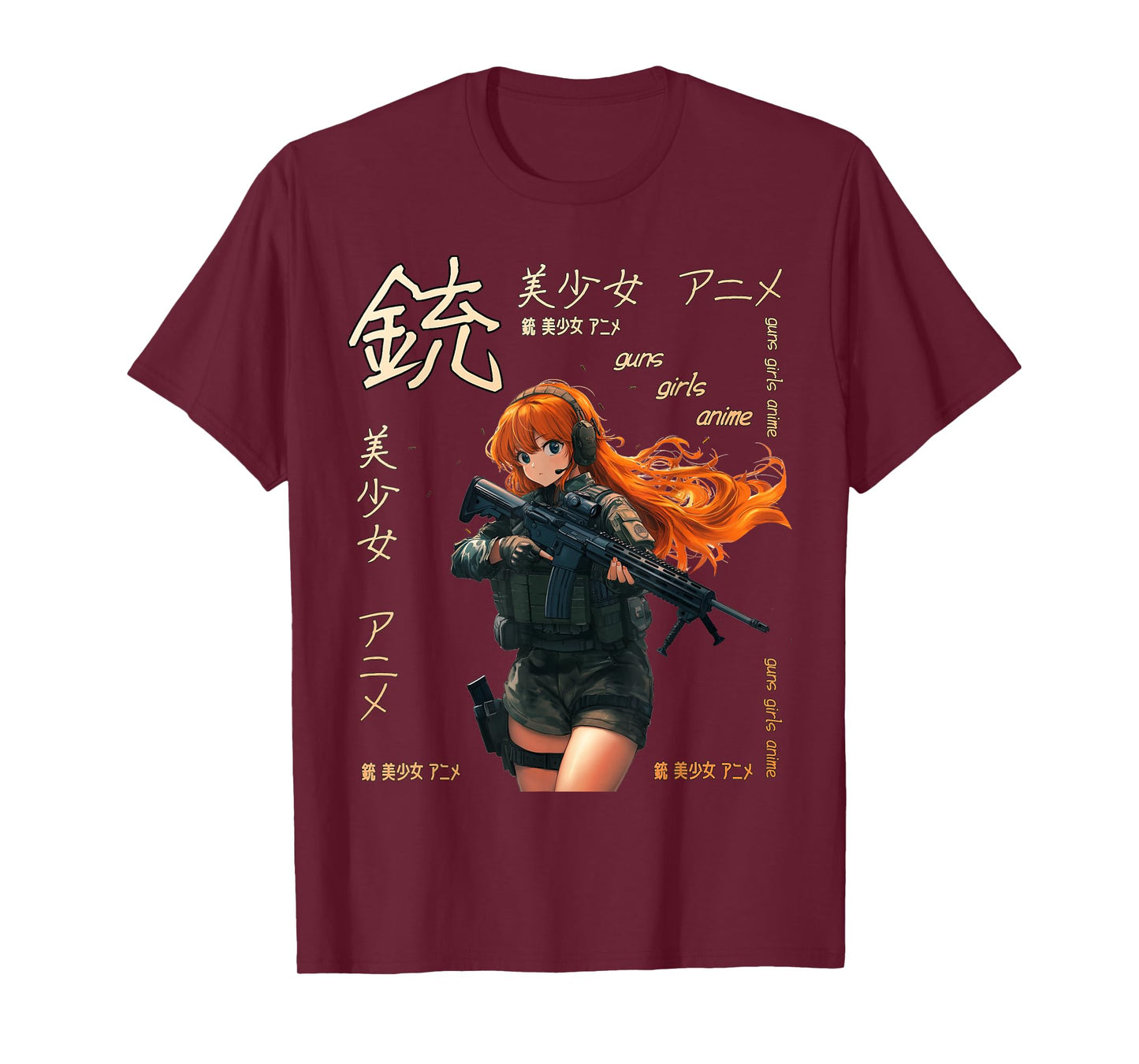 Anime Waifu Graphic T-Shirt