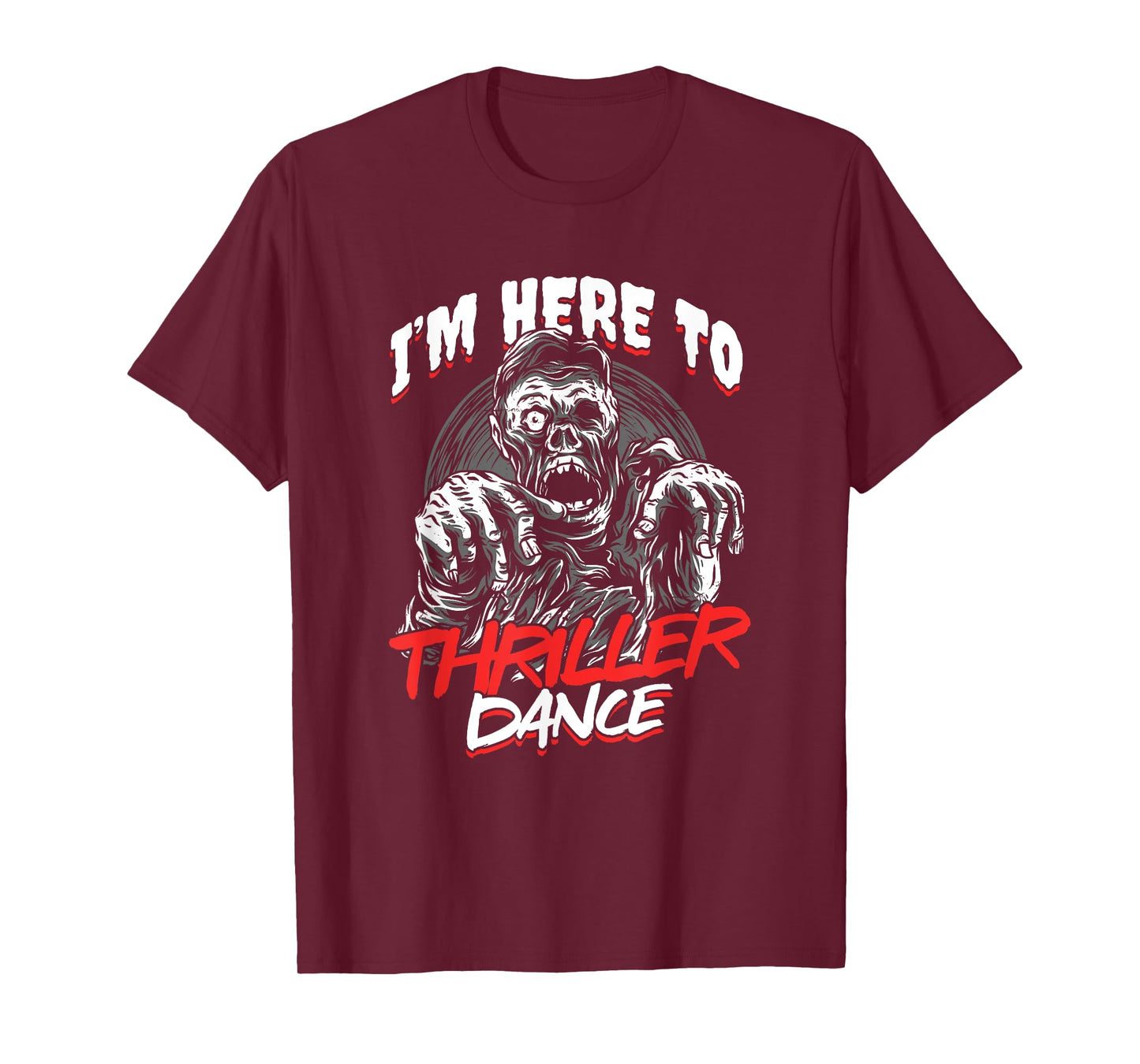 Zombie Undead Halloween Thriller Dance Trick Or Treat T-Shirt