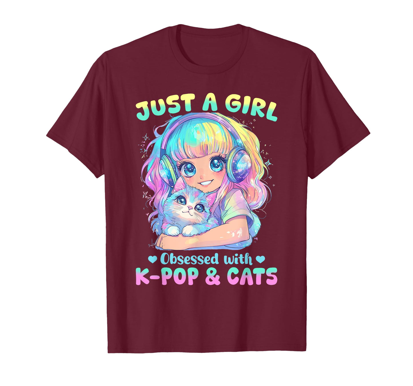 Anime K Pop & Cats Kawaii T-Shirt